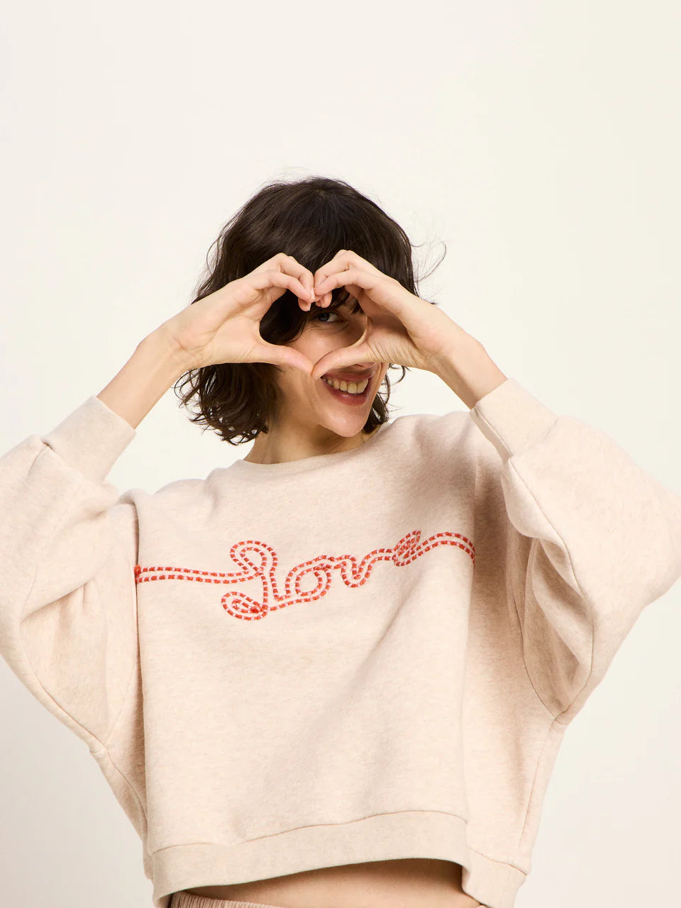LANIUS Statementsweatshirt - Love