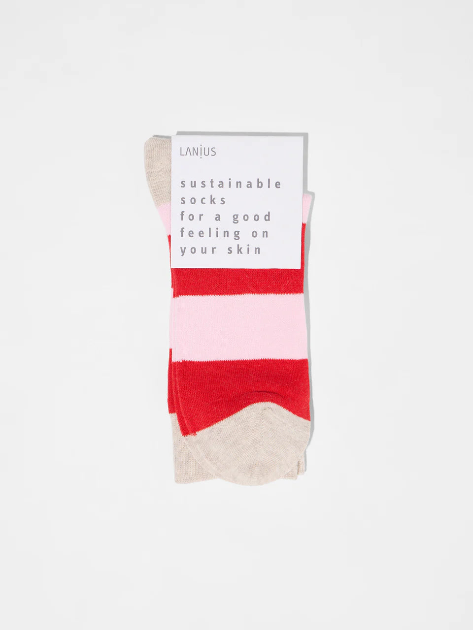 LANIUS Socken mit Blockstreifen