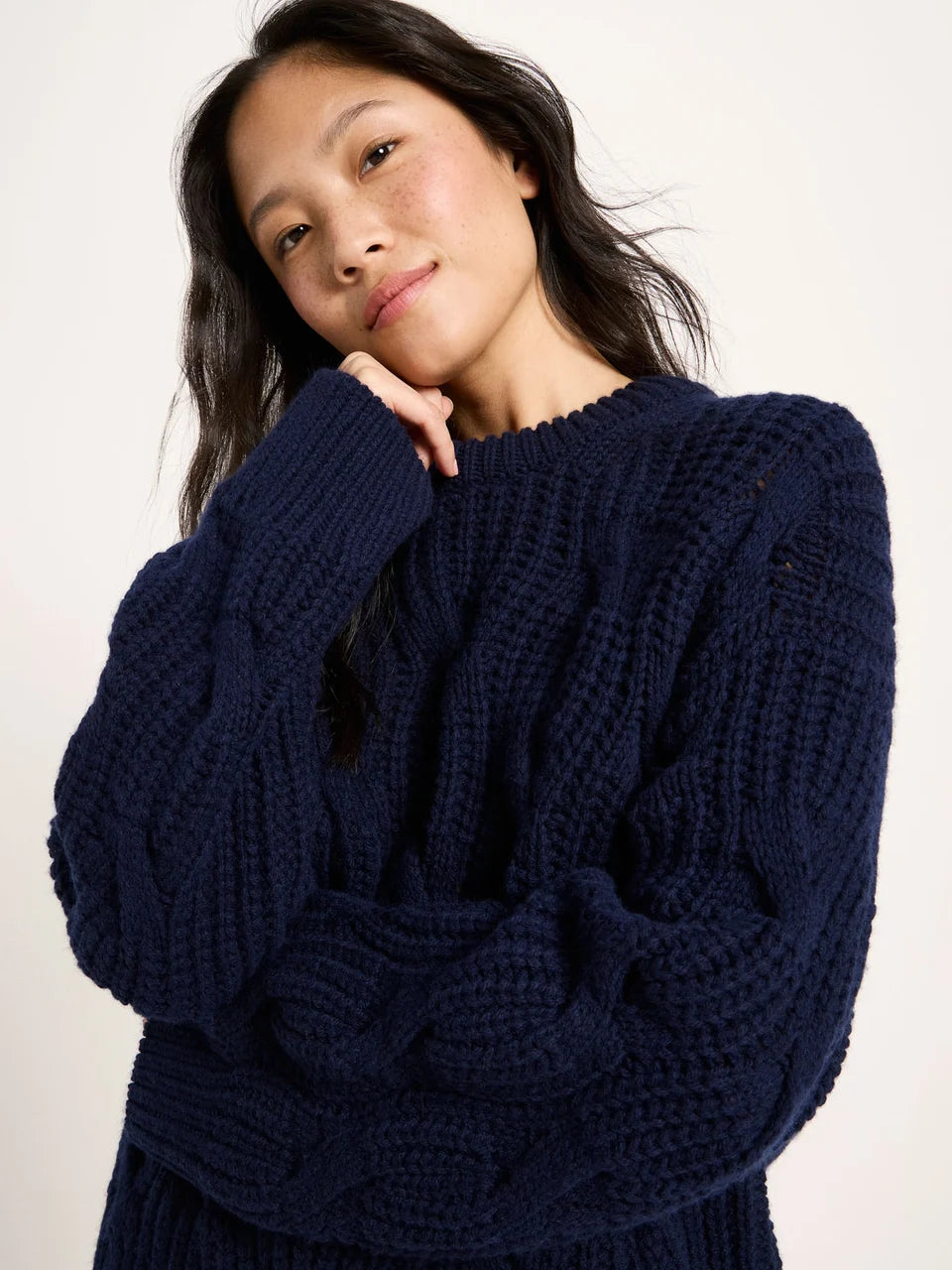 Lanius Strukturpullover Oversize
