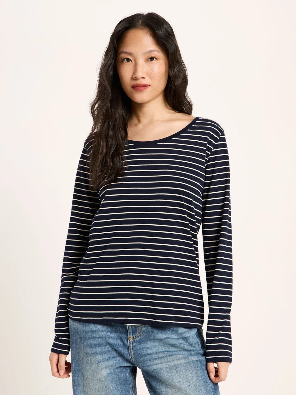 Lanius Streifen Langarmshirt