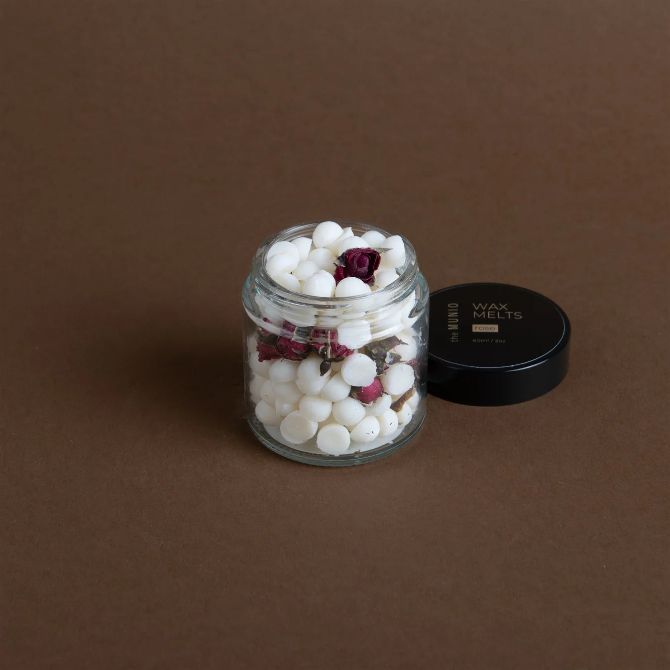 The MUNIO Mini Sojawachs Perlen im Glas - 60 ml