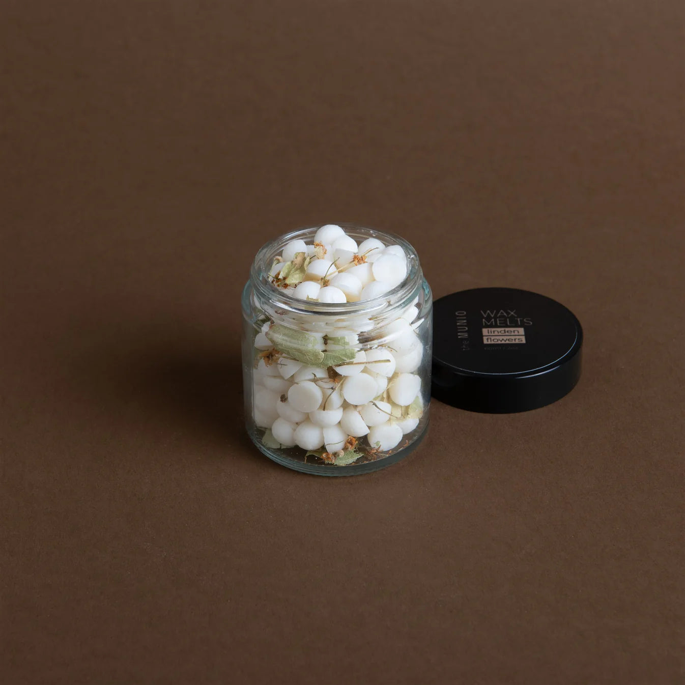 The MUNIO Mini Sojawachs Perlen im Glas - 60 ml
