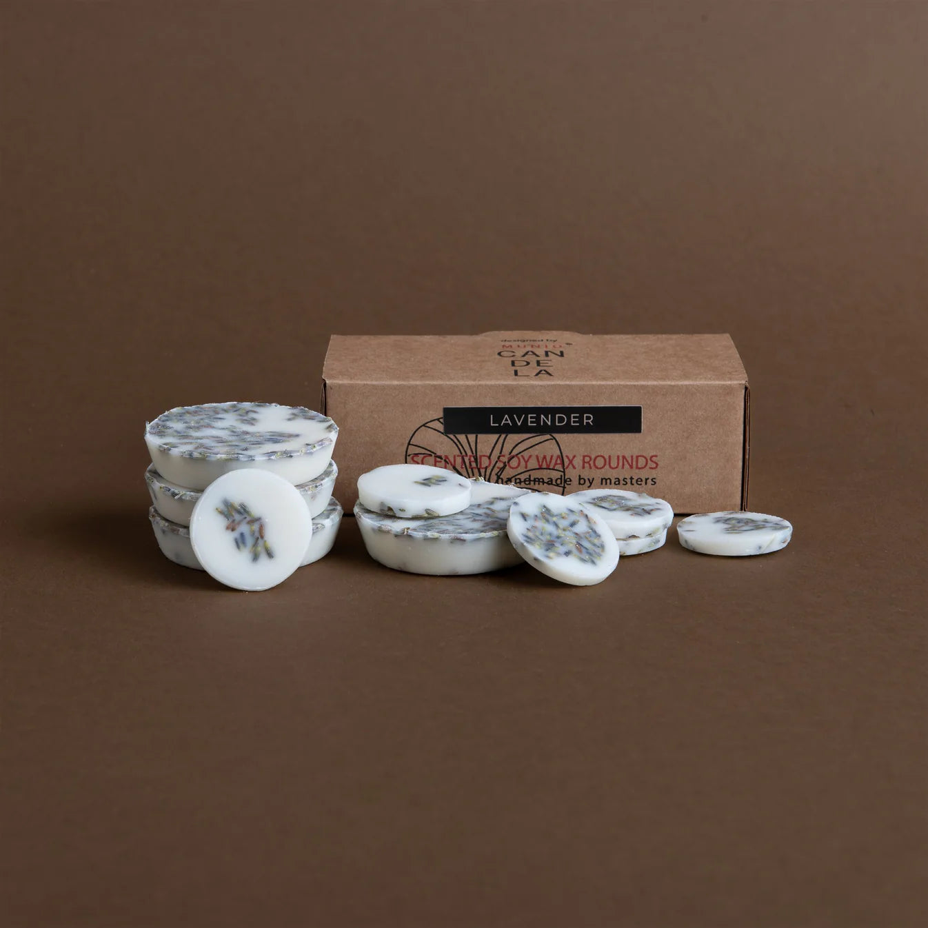 The MUNIO Mini soy wax flakes round 120 ml