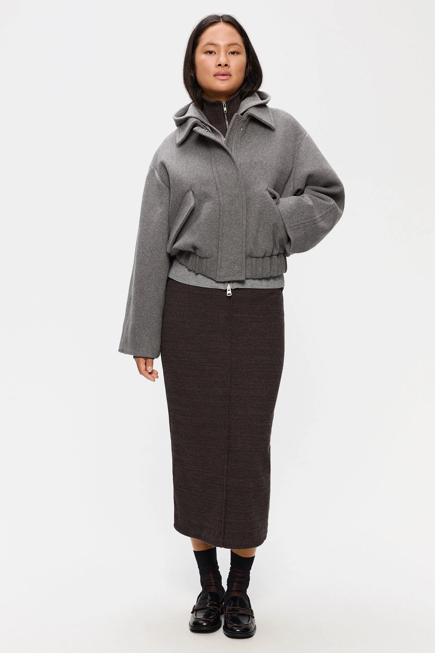 ELVINE NOVA Kurze Wolljacke