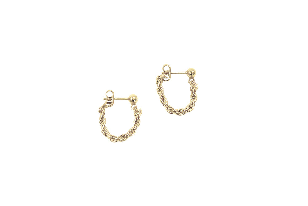Klimbim - Twister Ohrringe Gold