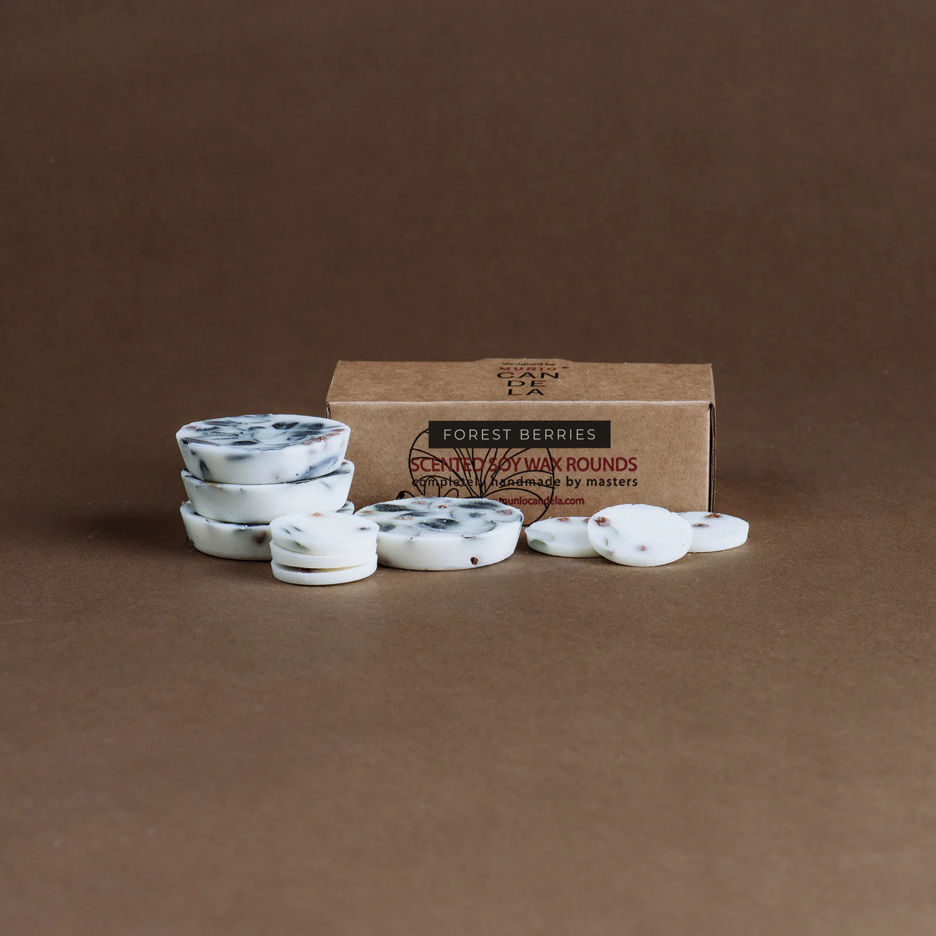The MUNIO Mini soy wax flakes round 120 ml