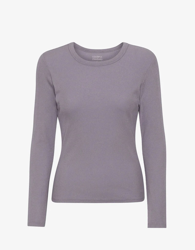 COLORFUL STANDARD Women Organic Rib Langarm Shirt