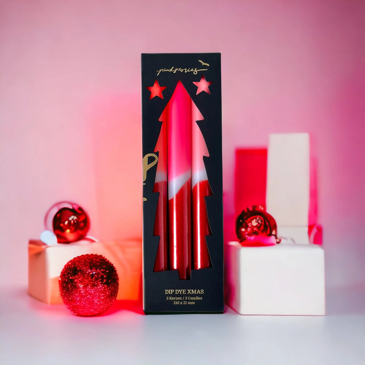 PINK STORIES Palladium XMas-Kerzen