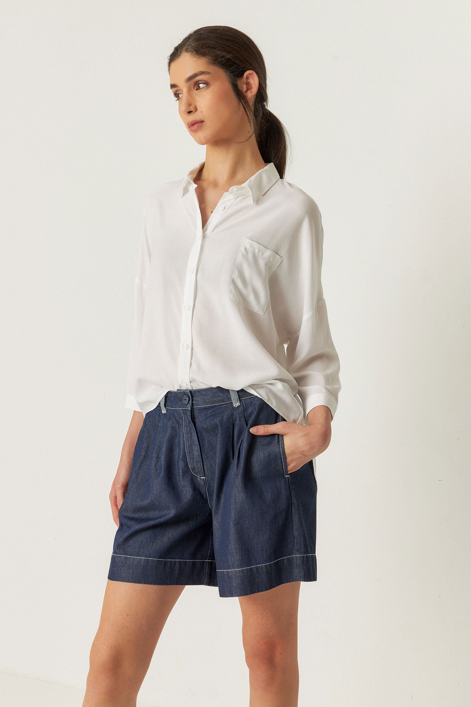 SKFK Hose Naroa - raw denim