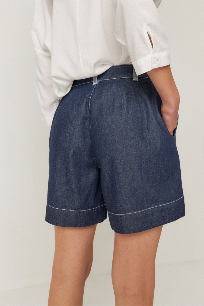 SKFK Shorts Naroa - raw denim