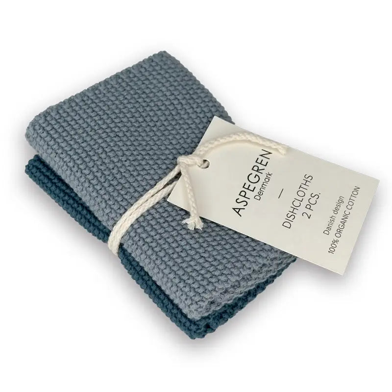 Aspegren Denmark Dishcloth/Spüllappen - 2er Set gestrickt