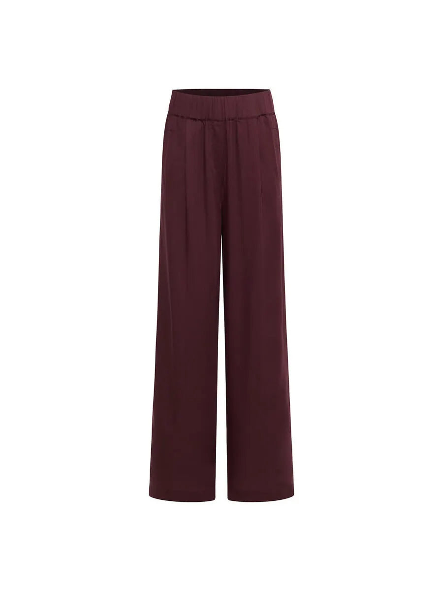 Lanius Kord Hose mit weitem Bein aus Tencel