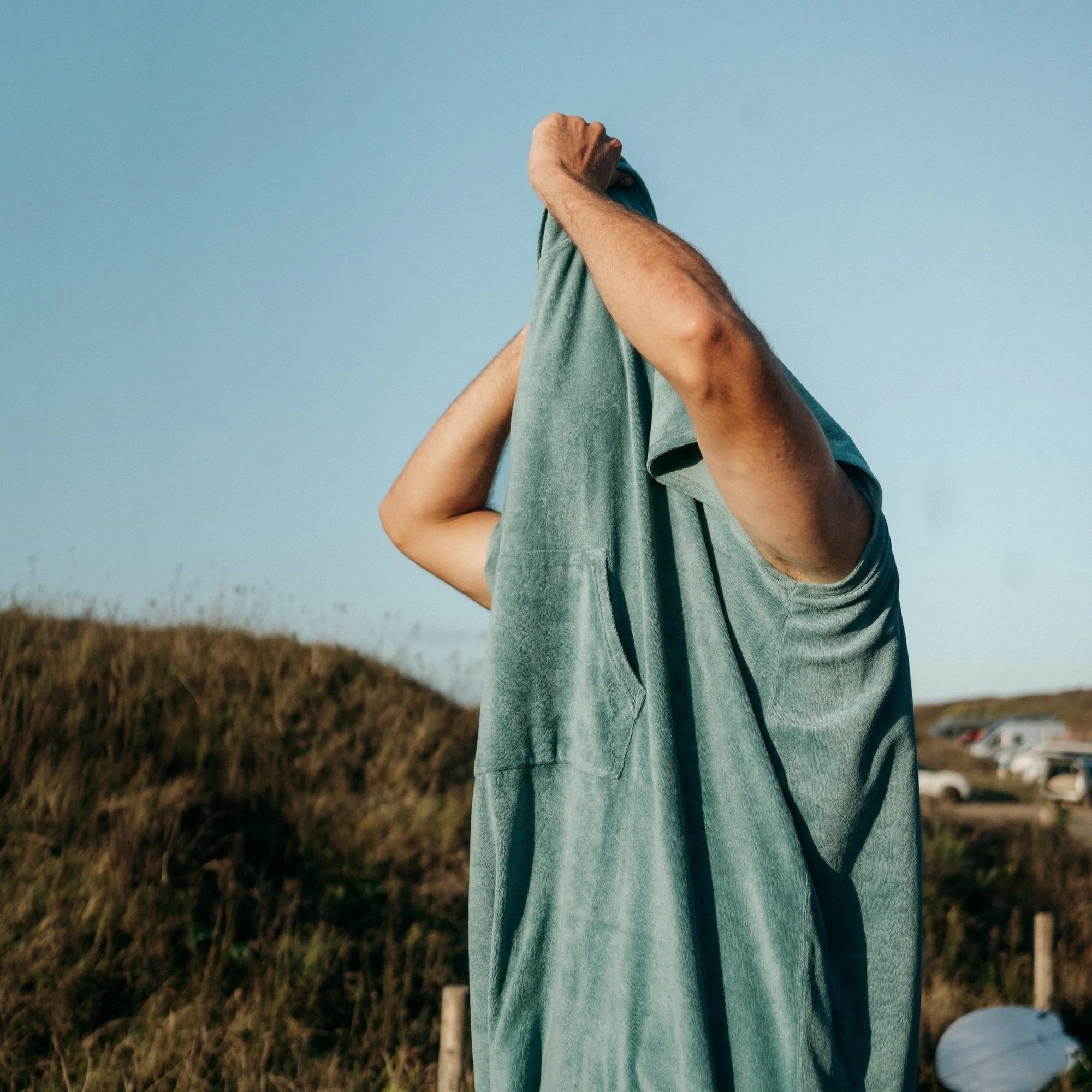 LANGBRETT Frotteeponcho unisex