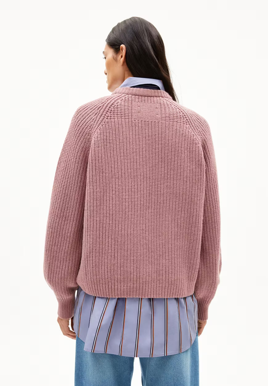ARMEDANGELS Pullover Kaagi - light berry