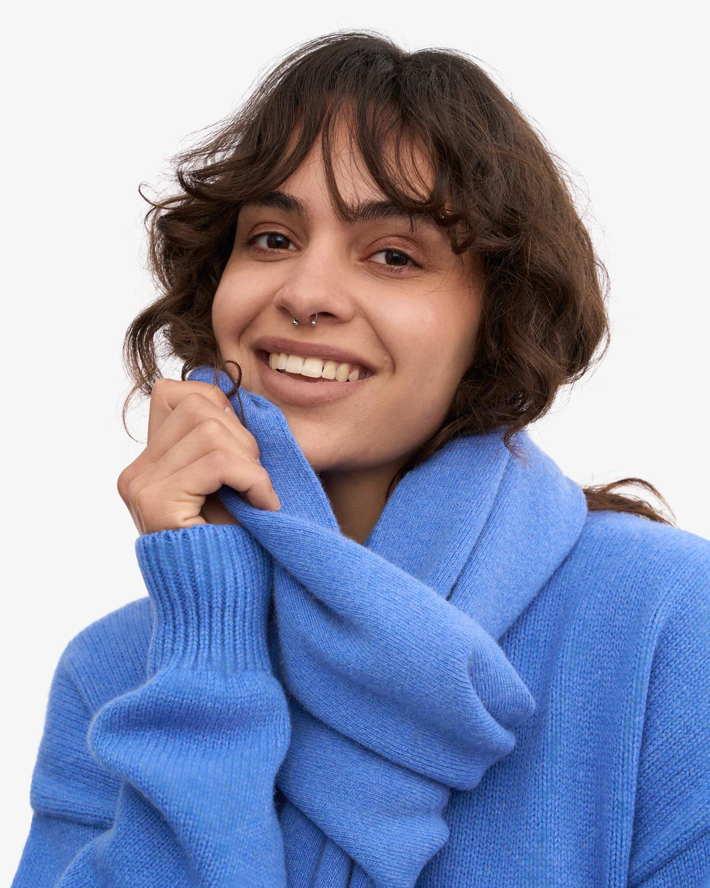 Colorful Standard Scarf Pacific Blue