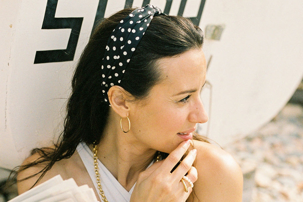 Klimbim - Sleek Hoop Medium Ohrringe Gold