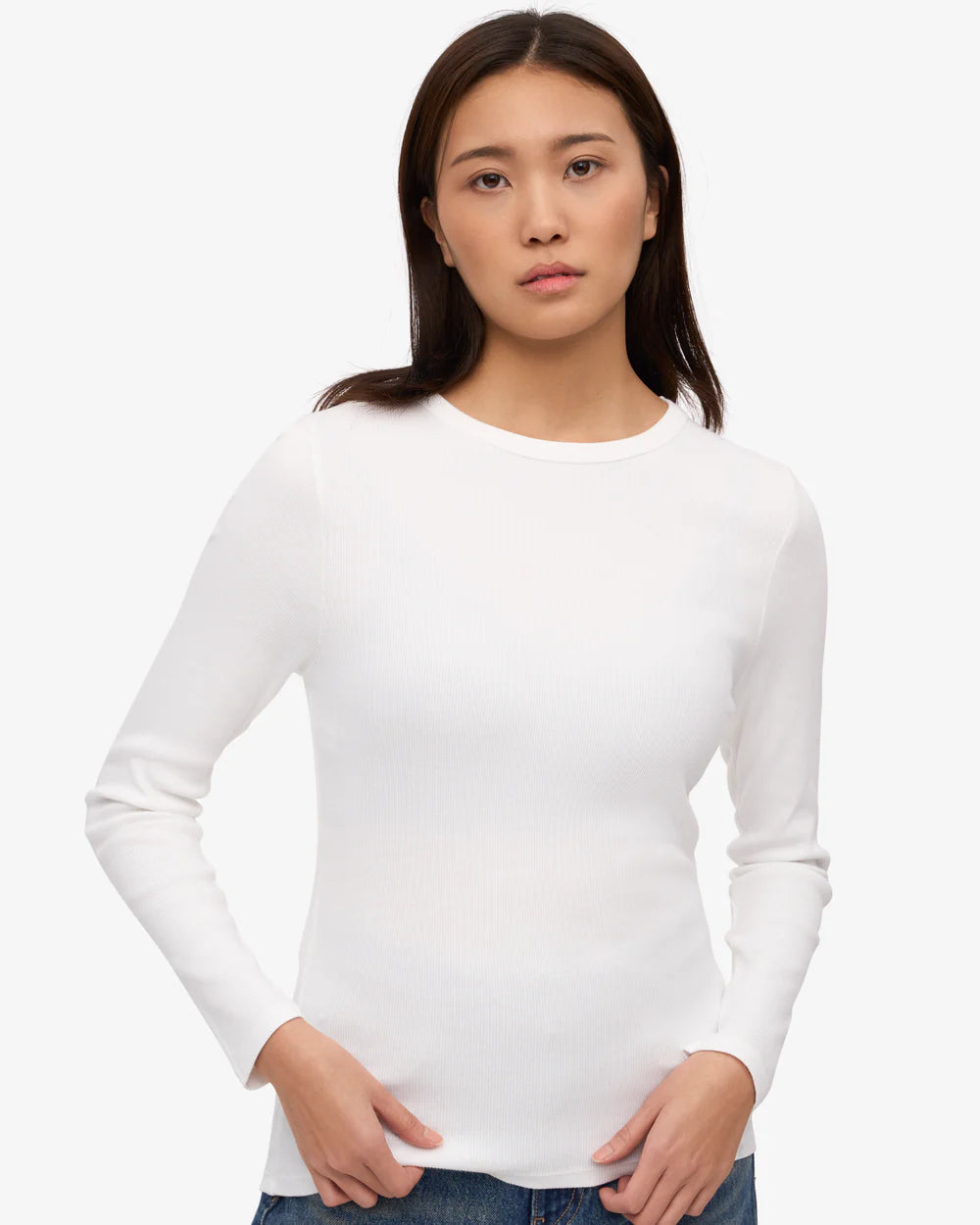 COLORFUL STANDARD Women Organic Rib Langarm Shirt