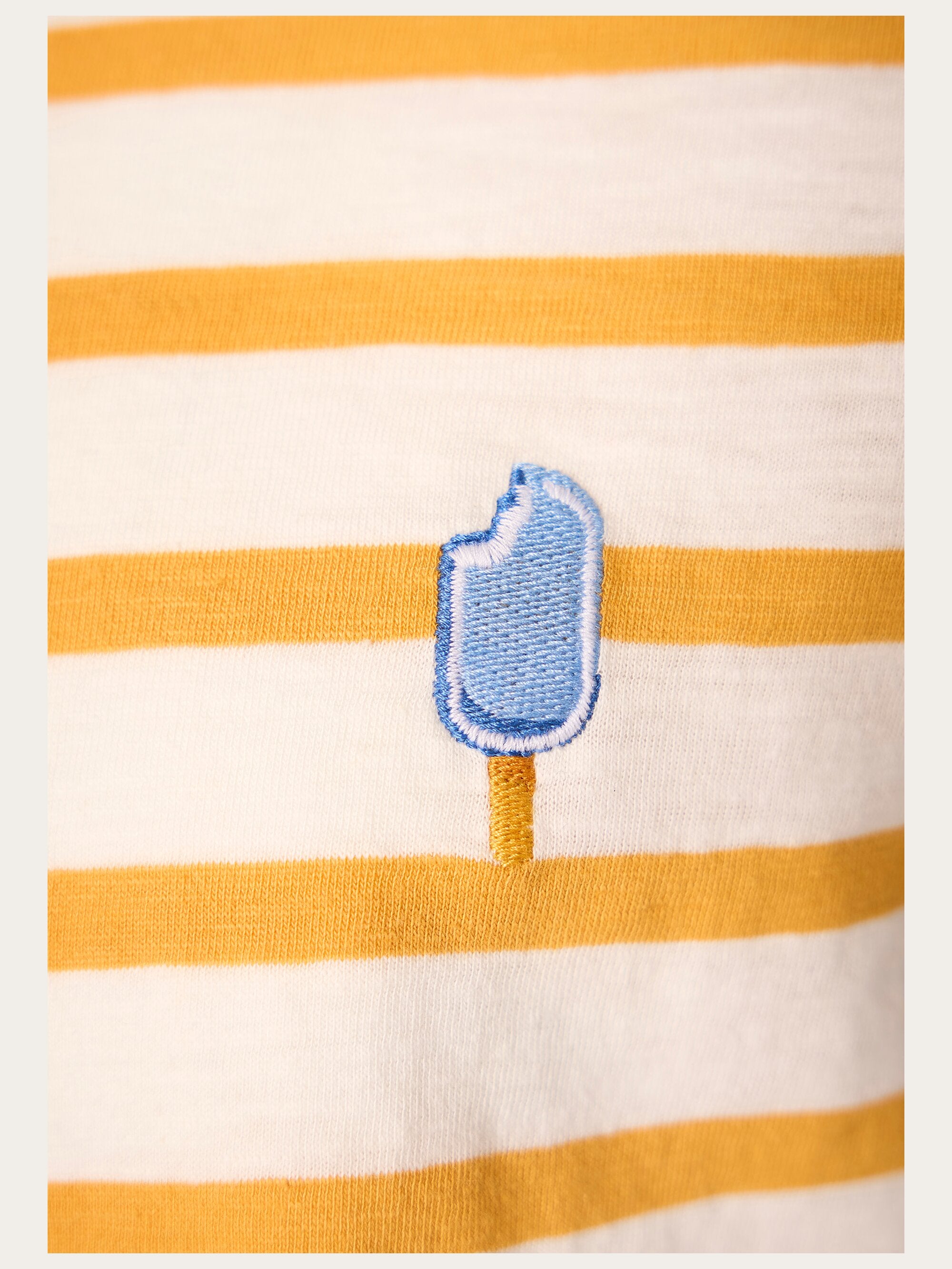 KNOWLEDGE COTTON APPAREL Langarmshirt gestreift Gr. 134/140