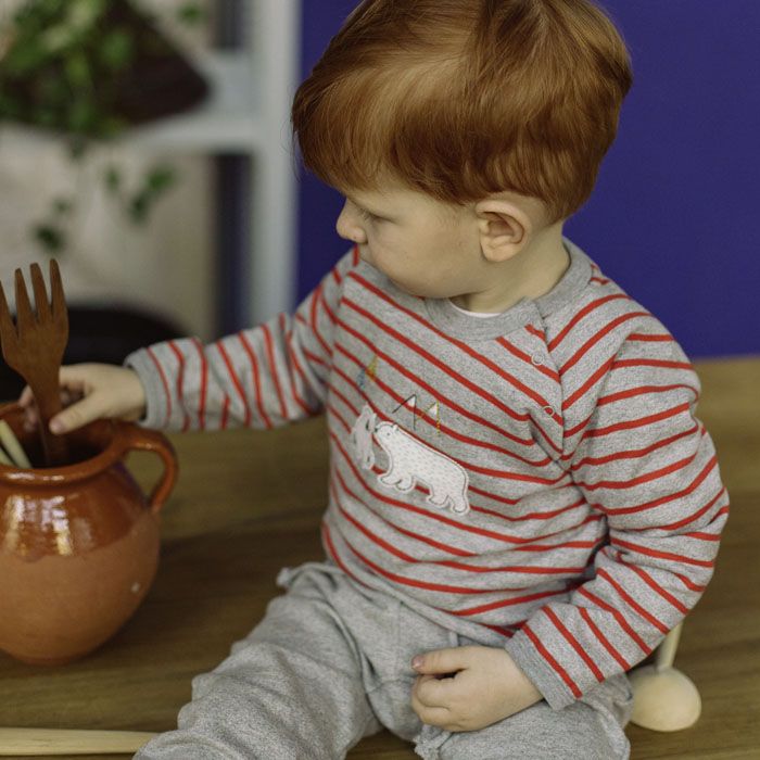 Sense Organics ETU Baby Sweater Eisbär