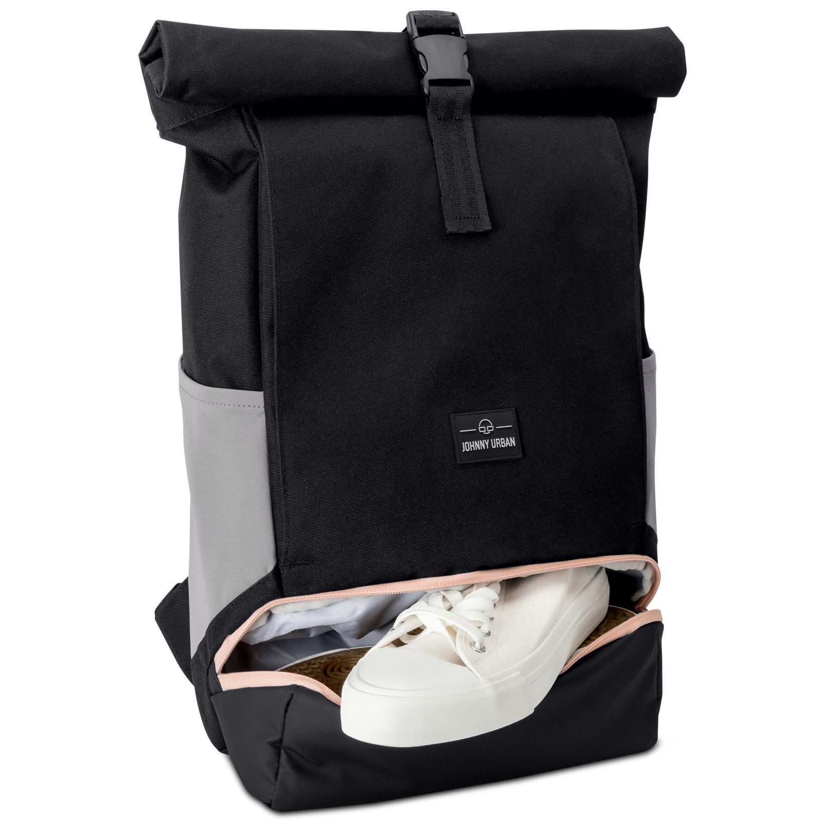 JOHNNY URBAN Rolltop Rucksack "Allen Medium" – versch. Farben
