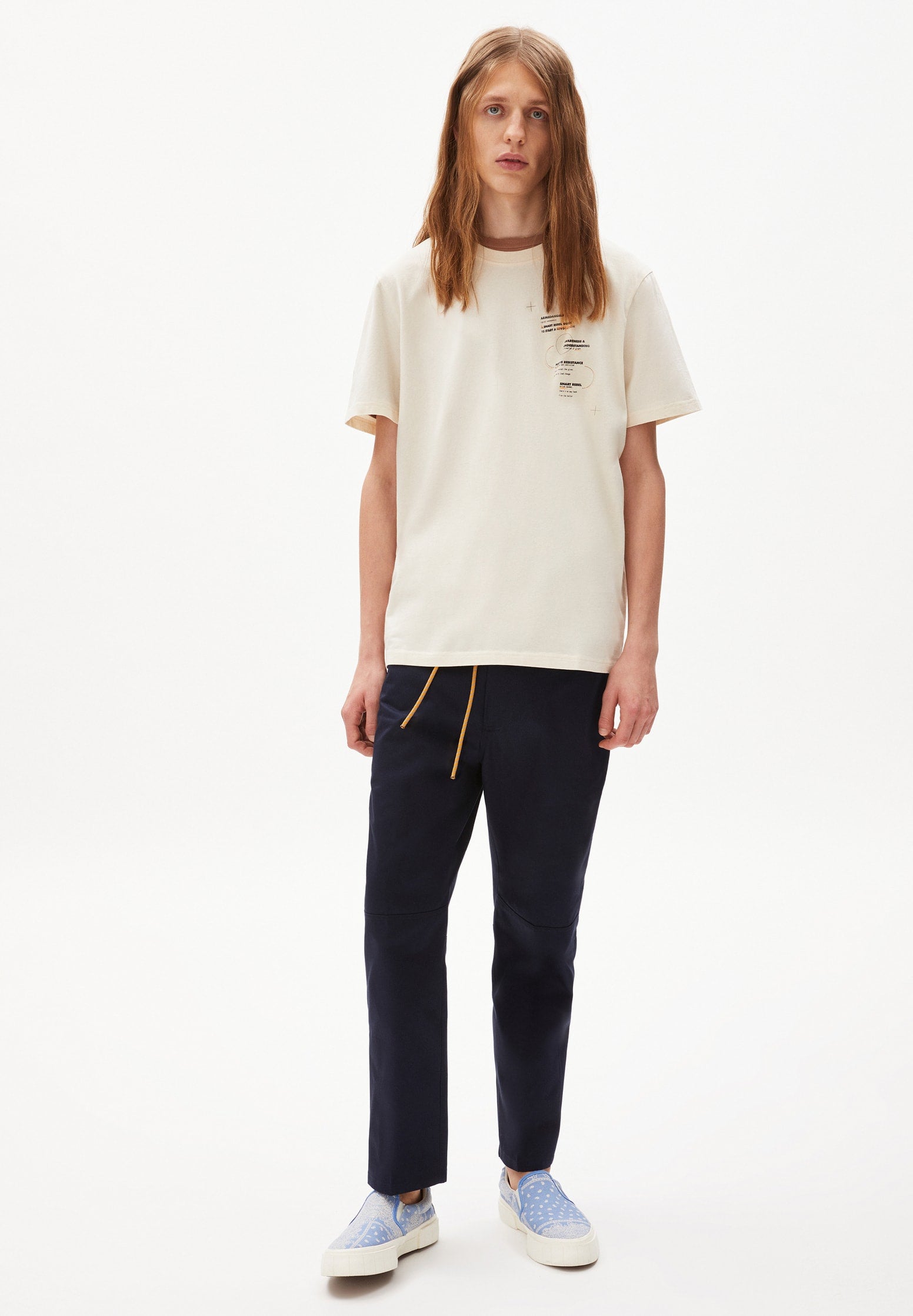 ARMEDANGELS T-Shirt Aadon Rebel Guide undyed