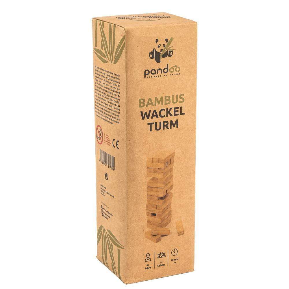 Pandoo Wackelturm aus Bambus