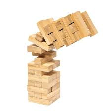 Pandoo wobbly tower made of bamboo