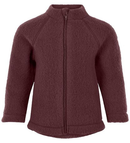 MIKK-LINE Wolljacke - decandent chocolate Gr. 104