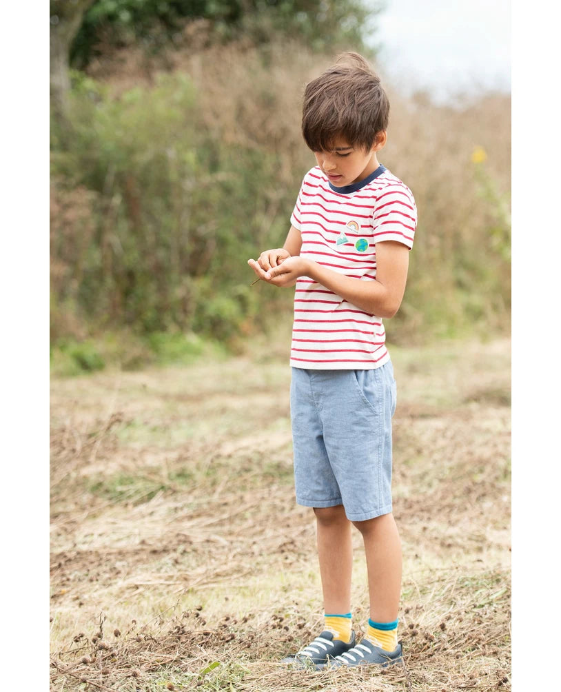 FRUGI Ollie T-Shirt Regenbogen Gr. 7-8 J.
