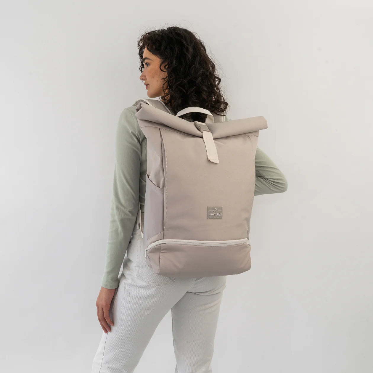 JOHNNY URBAN Rolltop Rucksack Allen Large sand