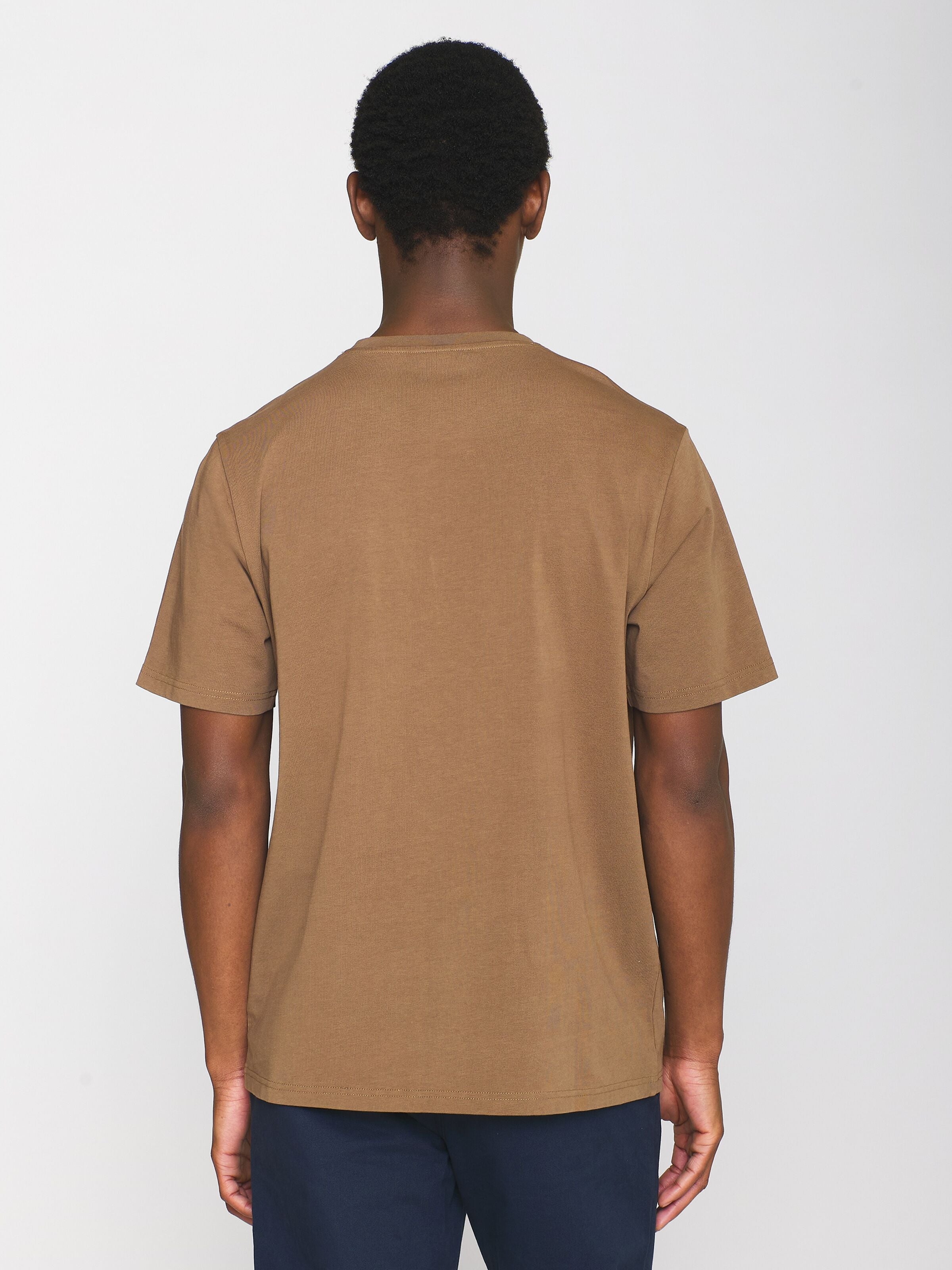 KNOWLEDGE COTTON APPAREL Badge Core T-Shirt