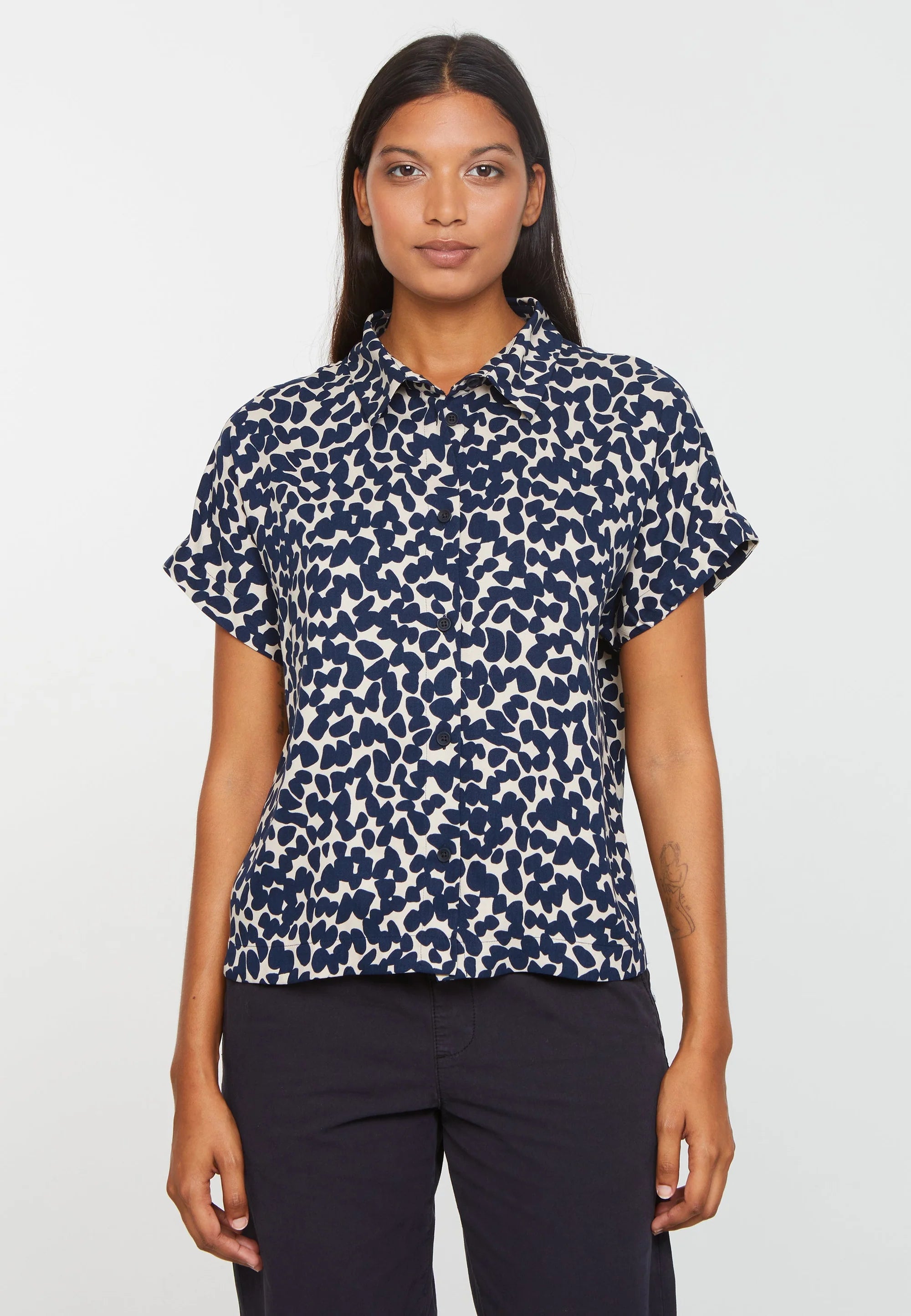 RECOLUTION Bluse Lotus Jumble