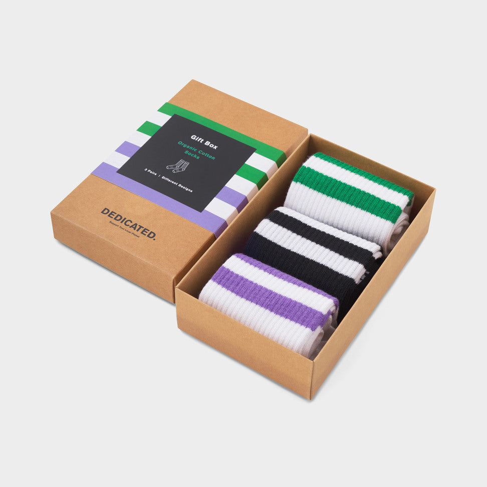 DEDICATED Socks 3er-Set Geschenkebox