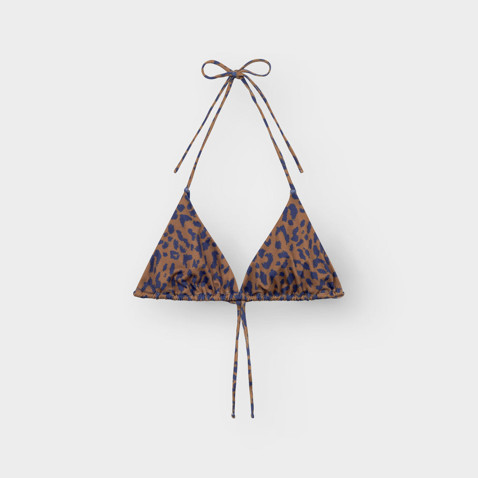 DEDICATED Bikini Top Yxlan Painted Leopard Red