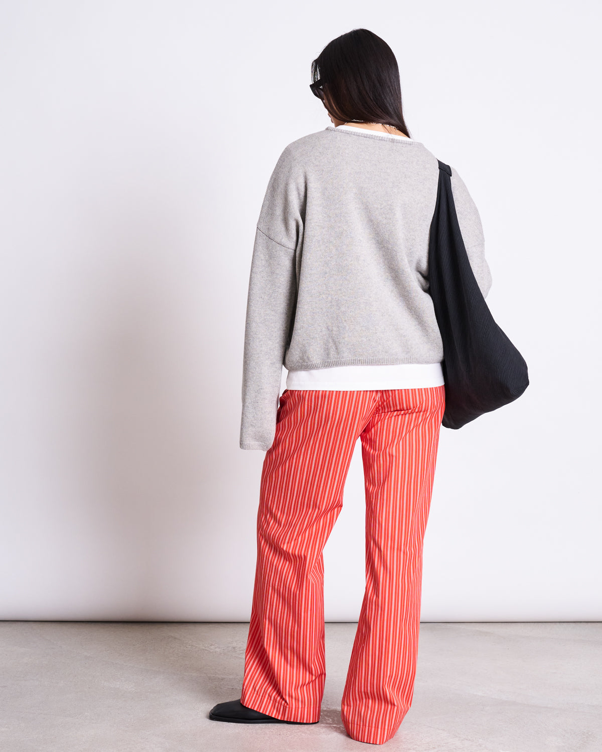 JAN 'N JUNE COTTON PANTS SOBY CHERRY RED WHITE STRIPED GOTS