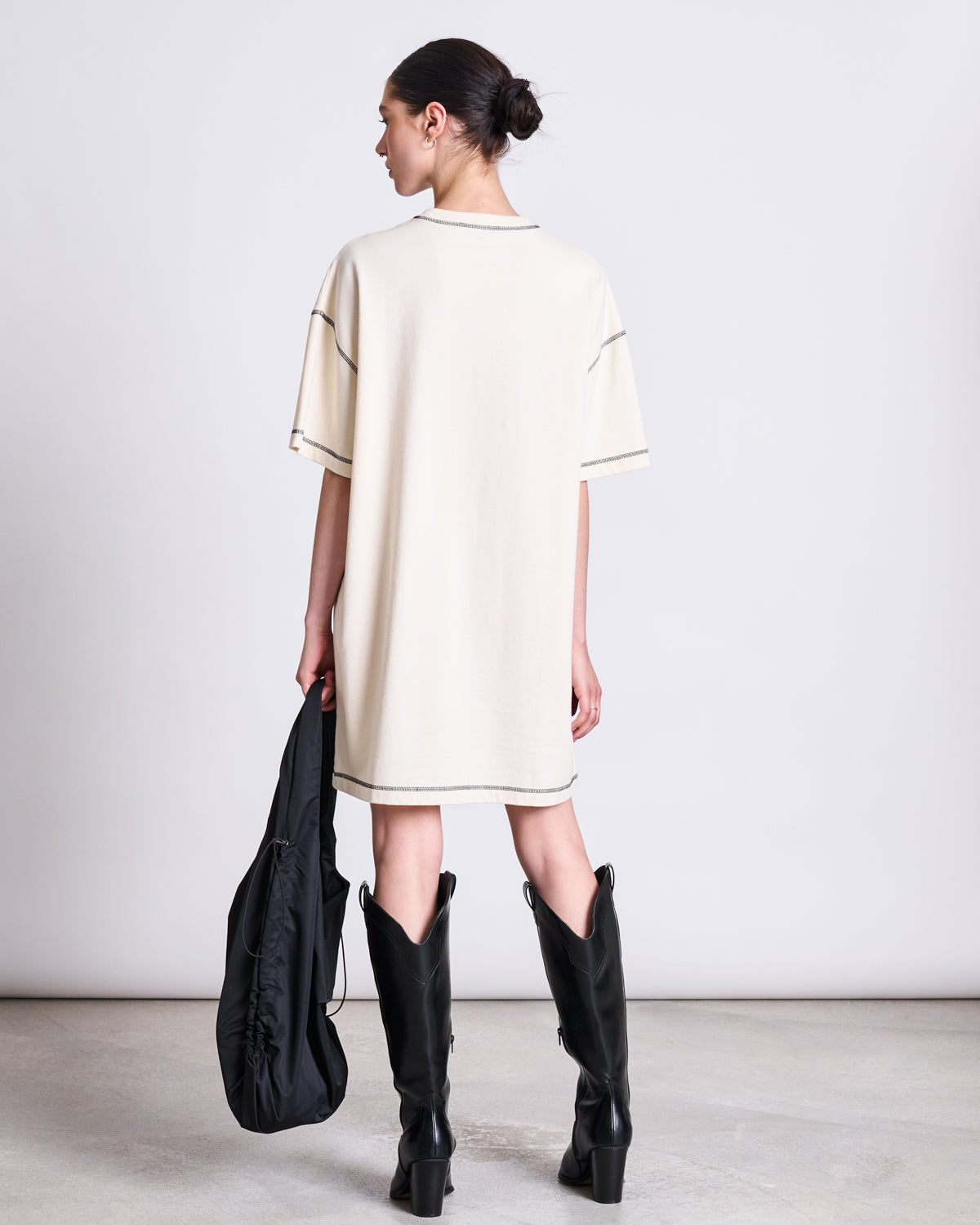 JAN 'N JUNE T-Shirt Dress Hopla Ecru Gots