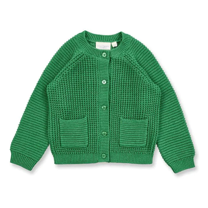 SENSE ORGANICS Tulia Strickjacke green