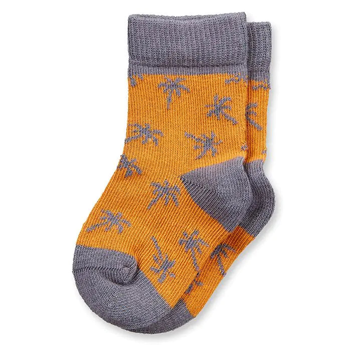 Palti Babysocken Mustard+Palms