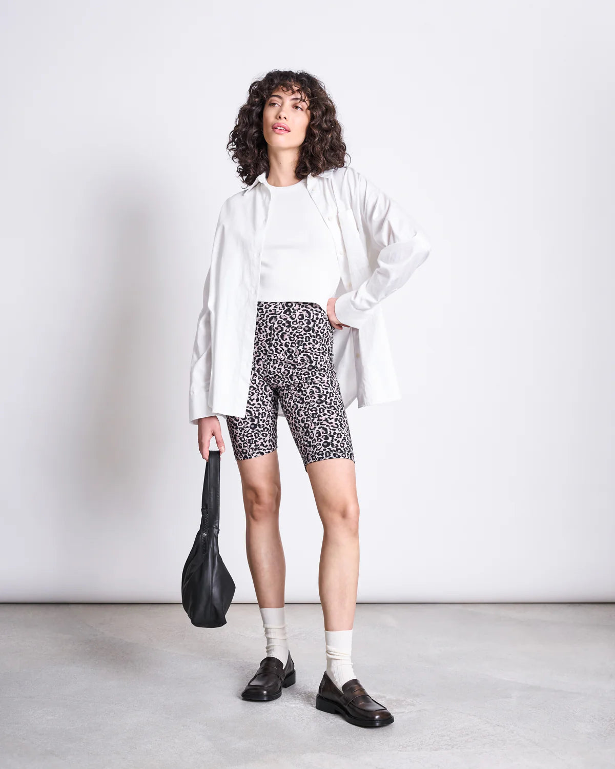 JAN 'N JUNE Biker Shorts Leo Print