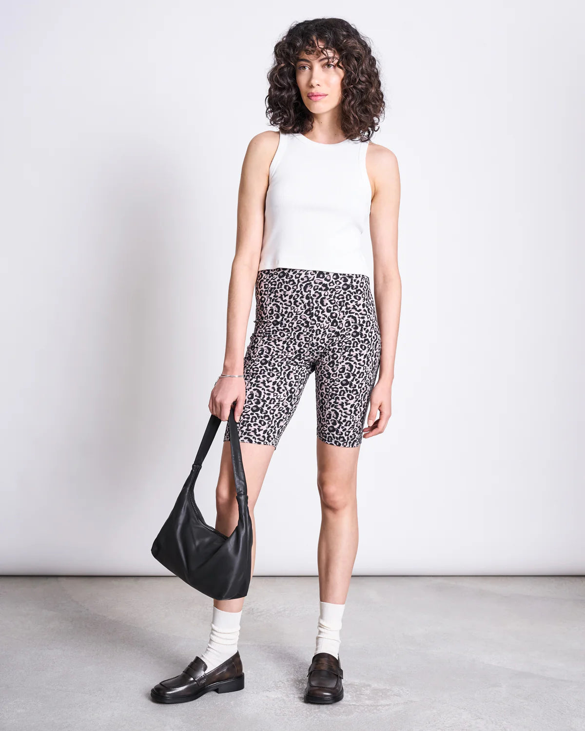 JAN 'N JUNE Biker Shorts Leo Print