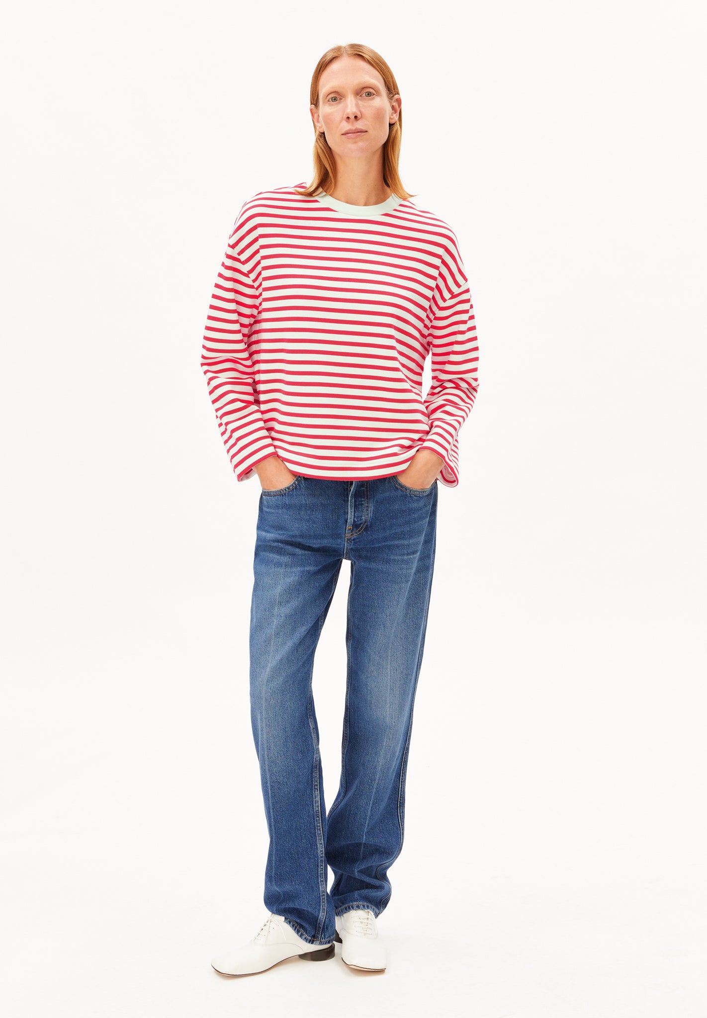 ARMEDANGELS Sweater Frankaa Maarlen Stripe