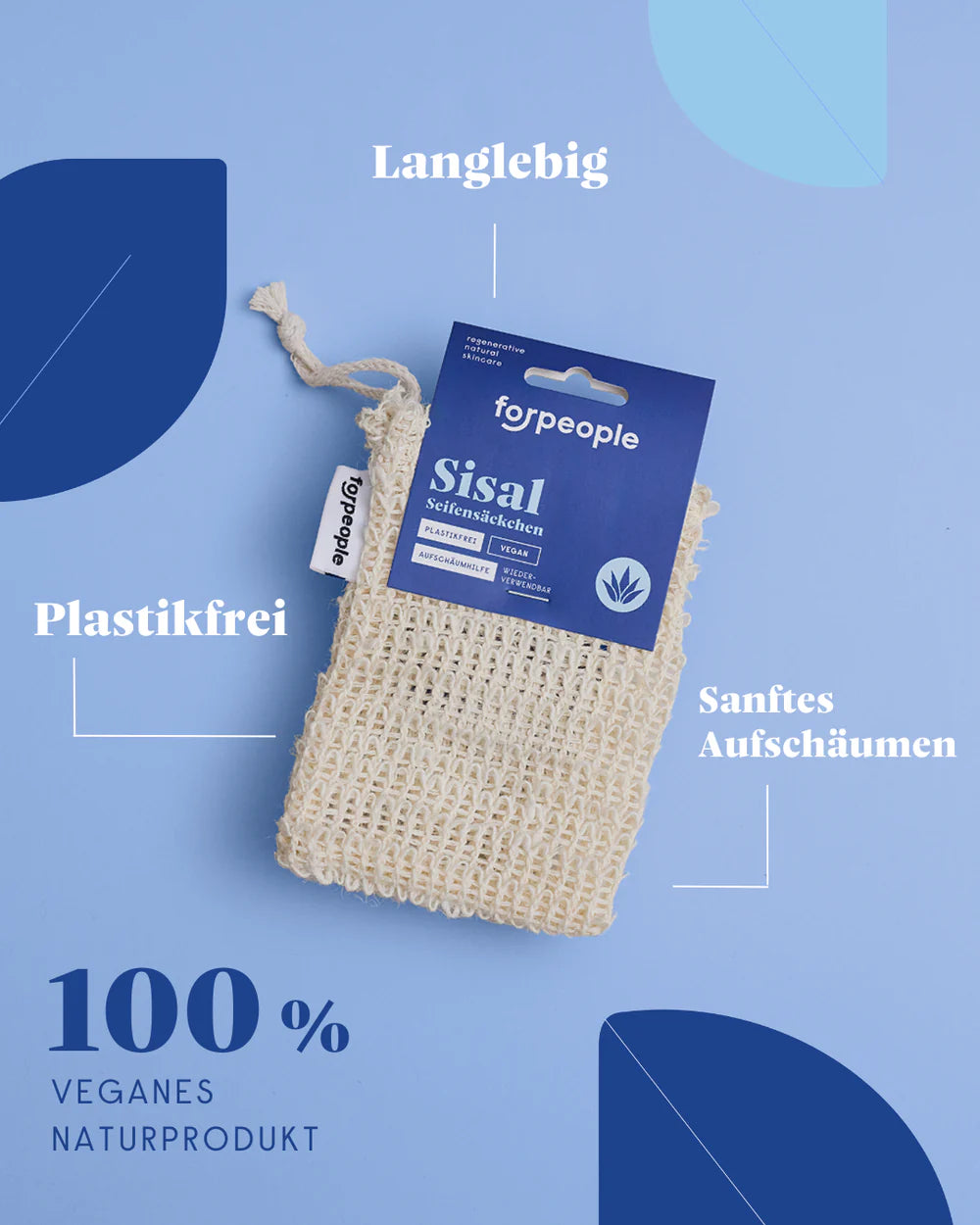 forpeople - Seifensäckchen aus Sisal und Bio-Baumwolle