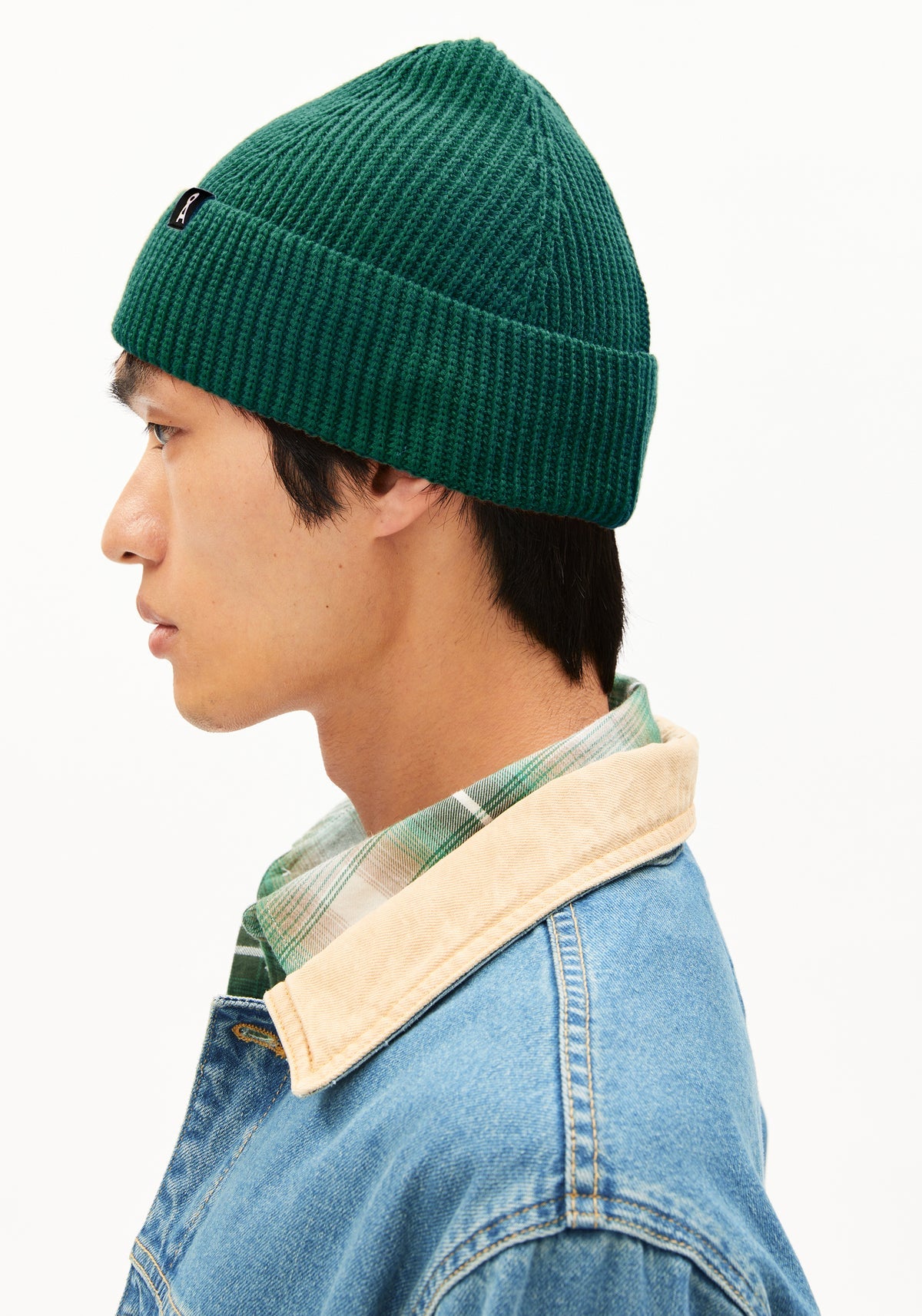 Armedangels Nildaao Wool Mütze Emerald Green