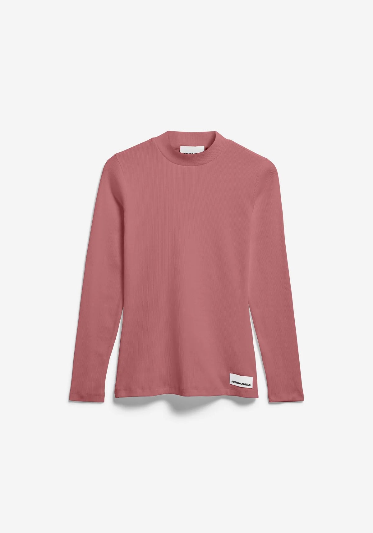 ARMEDANGELS Rib LONGSLEEVE FATIMAARA - velvet ember
