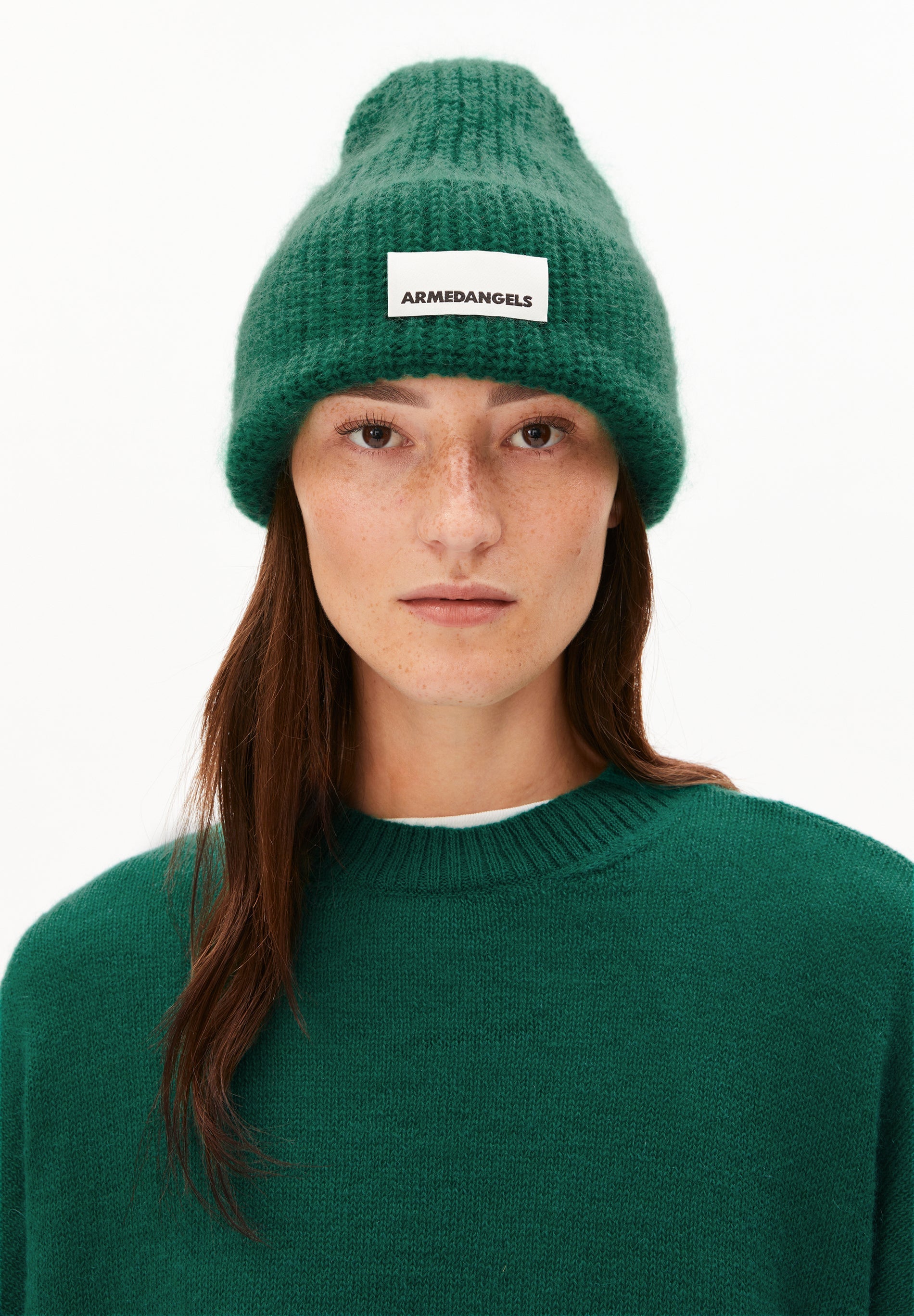 ARMEDANGELS Mütze Snowaa Mohair emerald green