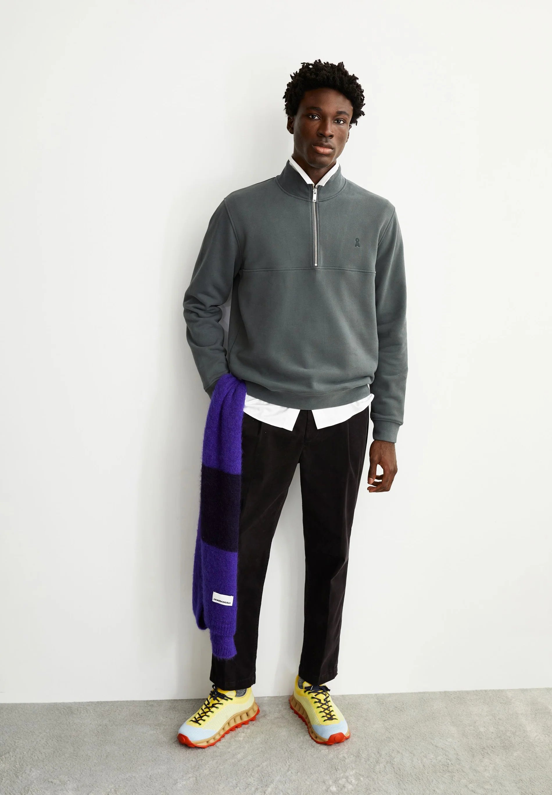 ARMEDANGELS Fleece Troyer Waarlo