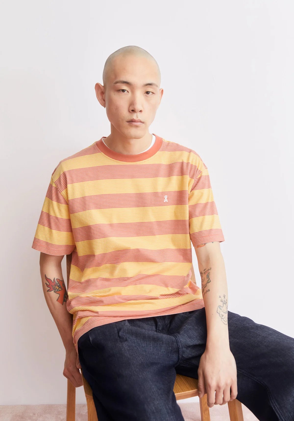 ARMEDANGELS T-Shirt Maarkos Mulit Stripes