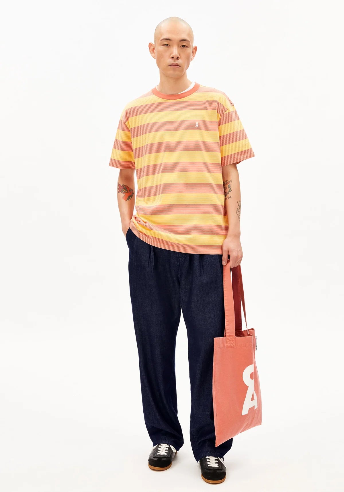 ARMEDANGELS T-Shirt Maarkos Mulit Stripes