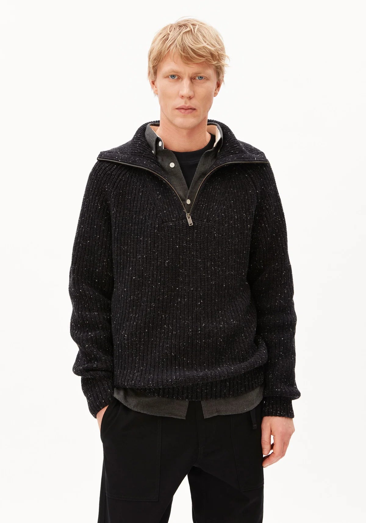 ARMEDANGELS Tweed-Strick Troyer