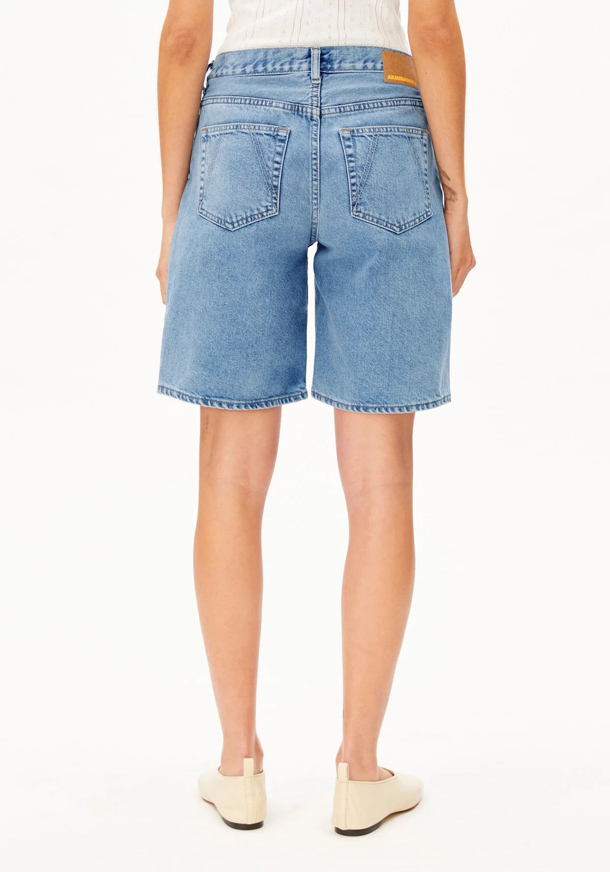 ARMEDANGELS Thaalina Mid Waist Jeans-Shorts